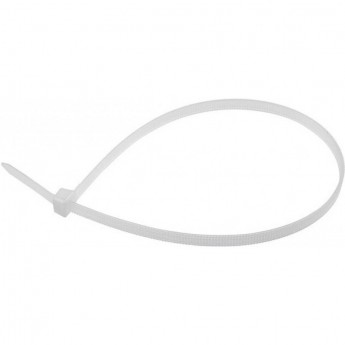 Хомут-стяжка REXANT нейлоновая с тройным замком 150x3,6мм, белая (100 шт/уп) Хомут-стяжка REXANT нейлоновая с тройным замком 150x3,6мм, белая (100 шт/уп)