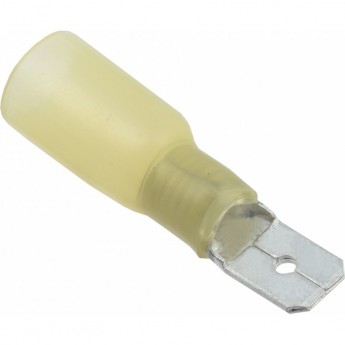 Клемма REXANT плоская изолированная термоусаживаемая РПи-п-т 6.0-(6.3)/РпИп-т 6-7-0,8 штекер 6.35 мм 4-6 мм² желтый Клемма REXANT плоская изолированная термоусаживаемая РПи-п-т 6.0-(6.3)/РпИп-т 6-7-0,8 штекер 6.35 мм 4-6 мм² желтый