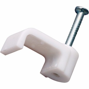 Крепеж кабеля плоский REXANT 5 х 2 мм, белый (упак. 20 шт) Крепеж кабеля плоский REXANT 5 х 2 мм, белый (упак. 20 шт)