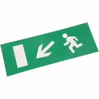 Наклейка для аварийного светильника REXANT НАПРАВЛЕНИЕ К ЭВАКУАЦИОННОМУ ВЫХОДУ НАЛЕВО ВНИЗ Наклейка для аварийного светильника REXANT НАПРАВЛЕНИЕ К ЭВАКУАЦИОННОМУ ВЫХОДУ НАЛЕВО ВНИЗ