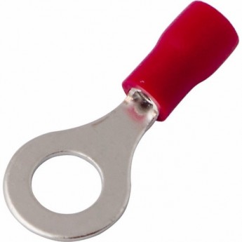 Наконечник кольцевой REXANT 6.5 мм 0.5-1.5 мм² изолированный красный Наконечник кольцевой REXANT 6.5 мм 0.5-1.5 мм² изолированный красный