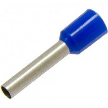 Наконечник штыревой втулочный изолированный REXANT НШВи 2.5-12 F-12 мм 2.5 мм² синий Наконечник штыревой втулочный изолированный REXANT НШВи 2.5-12 F-12 мм 2.5 мм² синий