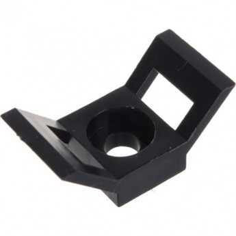 Площадка REXANT ПС-2 для крепления стяжки 29x15 мм черная, 100 шт. Площадка REXANT ПС-2 для крепления стяжки 29x15 мм черная, 100 шт.