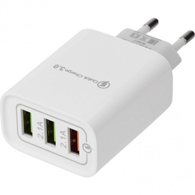 Сетевое зарядное устройство REXANT для iPhone/iPad 3 x USB, 5V, 3 А + 1 А + 1 А, белое 16-0277 Сетевое зарядное устройство REXANT для iPhone/iPad 3 x USB, 5V, 3 А + 1 А + 1 А, белое 16-0277