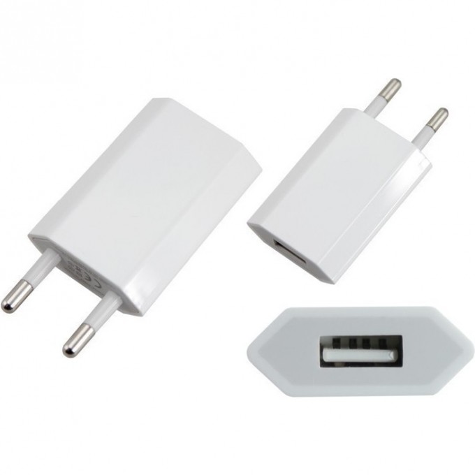 Сетевое зарядное устройство REXANT iPhone/iPod USB белое (СЗУ) (5 V, 1000 mA) 18-1194 Сетевое зарядное устройство REXANT iPhone/iPod USB белое (СЗУ) (5 V, 1000 mA) 18-1194
