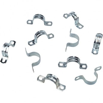 Скоба REXANT СМД 21-22 двухлапковая для металлорукава 18 мм, 10 шт. Скоба REXANT СМД 21-22 двухлапковая для металлорукава 18 мм, 10 шт.