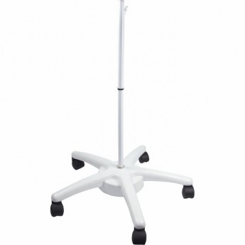 Стойка REXANT напольная мобильная для луп с подсветкой пятилучевая белая Стойка REXANT напольная мобильная для луп с подсветкой пятилучевая белая