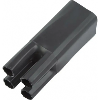 Термоусаживаемая перчатка REXANT на 4 жилы 70.0/32.0 мм черная Термоусаживаемая перчатка REXANT на 4 жилы 70.0/32.0 мм черная