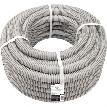 Труба гофрированная REXANT с зондом 40 мм, 15 м Труба гофрированная REXANT с зондом 40 мм, 15 м